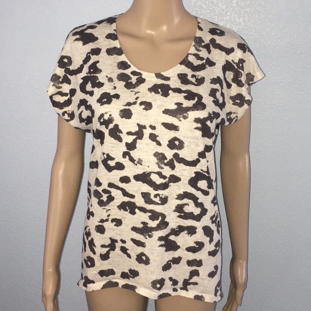 Animal print top